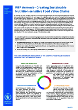 WFP Armenia - Creating Sustainable Nutrition-Sensitive Food Value Chains 