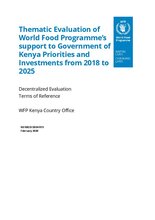 Thematic evaluation of WFP support to Government of Kenya's priorities and investments from 2018 to 2025 