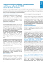 Evaluation of Guinea WFP Interim Country Strategic Plan 2019 -2023