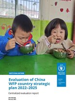 Evaluation of China WFP Country Strategic Plan 2022-2025