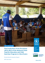 Côte d'Ivoire, final and baseline evaluations: McGovern-Dole Food for Education and Child Nutrition