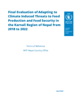 Nepal, Adapting to Climate Induced Threats to Food Production and Food Security in the Karnali Region 2018-2022: Evaluation