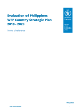 Evaluation of Philippines WFP Country Strategic Plan 2018 - 2023