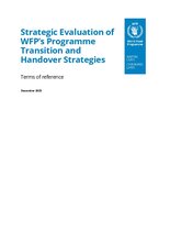 Strategic Evaluation of WFP’s Programme Transition and Handover Strategies
