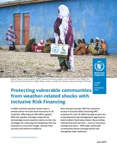 Protecting vulnerable communities from weather-related shocks with Inclusive Risk Financing