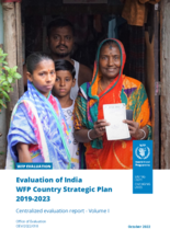 Evaluation of India WFP Country Strategic Plan 2019-2023