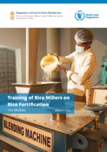 India - Training of Rice Millers on Rice Fortification