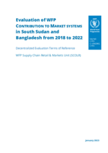 Evaluation of WFP Contribution to Market Systems in South Sudan and Bangladesh 2018-2022