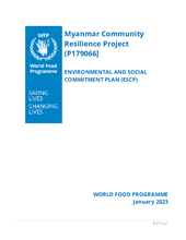 Myanmar Community Resilience Project: Environmental and Social Management Framework