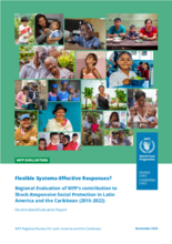 Regional Evaluation of WFP’S contribution to Shock-Responsive  Social Protection in Latin America  and the Caribbean (2015 – 2022)