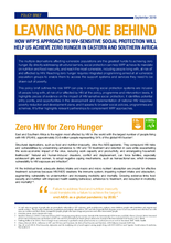 Leaving no-one behind: How WFP's approach to HIV-sensitive social protection will help us to achieve Zero Hunger in East and southern Africa
