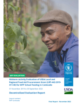 Cambodia, USDA Local and Regional Food Aid Procurement: mid-term evaluation