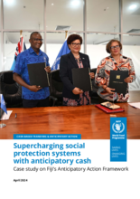 2024 - Supercharging social protection systems with anticipatory cash:  Case study on Fiji’s Anticipatory Action Framework