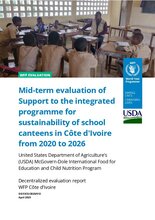 Côte d'Ivoire, McGovern-Dole Food for Education and Child Nutrition (2021-2026): Evaluations