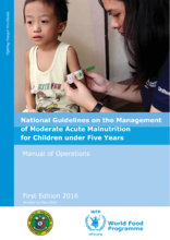 2017- National Guidelines on the Management of Moderate Acute Malnutrition for children under five years