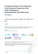 Madagascar, Integrated Social Protection Programme in the South of Madagascar (Joint SDG Fund): Formative Evaluation