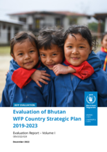 Evaluation of Bhutan WFP Country Strategic Plan 2019-2023 