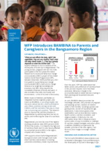 WFP Philippines Introduces BAMBINA to Parents and Caregivers in the Bangsamoro Region - 2021