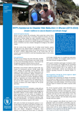 WFP's Assistance to Disaster Risk Reduction in Bhutan - 2019-2023