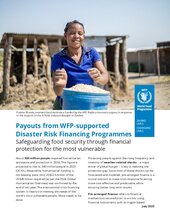 Payouts from WFP-supported Disaster Risk Financing Programmes
