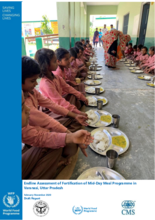 Endline Assessment of Fortification of Mid-Day Meal (MDM) Programme in Varanasi, Uttar Pradesh