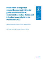 São Tomé and Príncipe, Capacity Strengthening Activities to Government and Local Communities: Evaluation