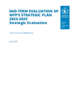 Mid-term evaluation of WFP's Strategic Plan 2022-2025