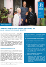 WFP Lebanon – Towards a More Inclusive National Social Safety Net in 2022