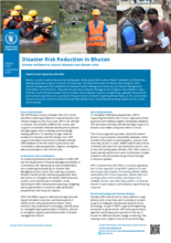 2022 - Disaster risk reduction in Bhutan: Greater resilience to natural disasters and climate crisis  