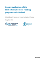 Malawi, Home-Grown School Feeding Programme: Impact Evaluation