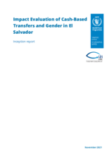 El Salvador, Cash-Based Transfers and Gender: Impact Evaluation