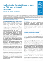 Evaluation of Senegal WFP Country Strategic Plan 2019-2023