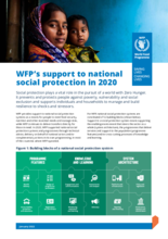 WFP’s support to national  social protection in 2020
