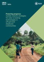 Powering progress: market creation strategies for solar e-cooking technologies in off-grid and displaced communities