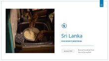 Sri Lanka: Remote Household Food Security Surveys