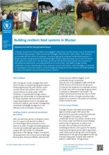 Building resilient food systems in Bhutan 