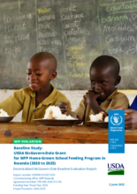 Rwanda, Home-Grown School Feeding (2020-2025): Evaluation