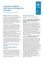 Evaluation of Uganda WFP Country Strategic Plan 2028-2025