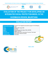 Mauritania, Joint evaluation of developing an integrated social protection model in the region of Guidimakha