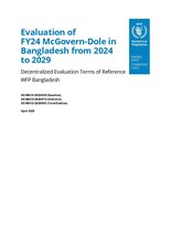 Bangladesh, USDA McGovern-Dole School Feeding Programme 2024-2029: Evaluations