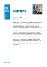 Chief of Staff, Meghan Latcovich - Biography - January 2026