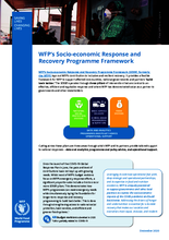 WFP’s Socio-economic Response and Recovery Programme Framework - 2020
