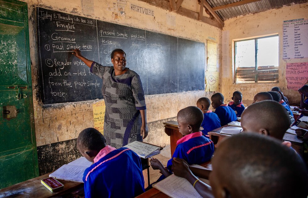 This teacher once received WFP school meals - now she's inspiring Uganda's next generation