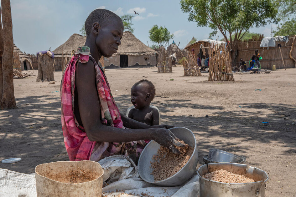 Hunger intensifies in South Sudan as 7.8 million people face high acute food insecurity and 2.2 million children suffer acute malnutrition