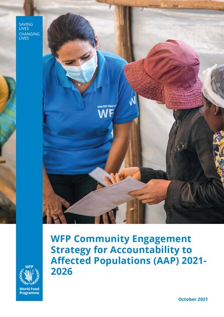 2021 – WFP Community Engagement Strategy for Accountability to Affected ...