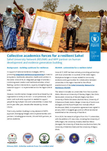 WFP and REUNIR – research results of an academic partnership
