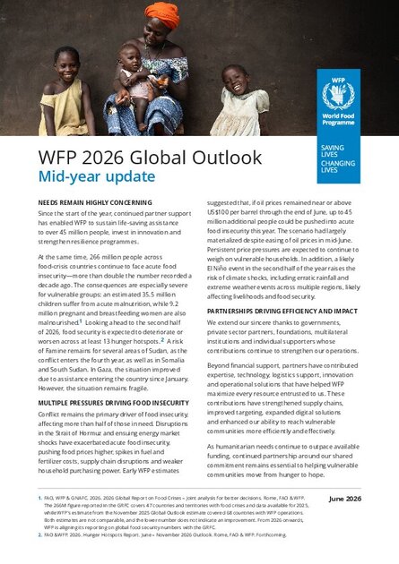 WFP Global Outlook