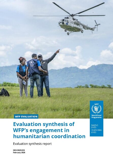 Evaluation synthesis on WFP’s engagement in UN humanitarian coordination