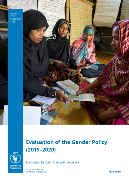 Evaluation of the Gender Policy (2015-2020) | World Food Programme