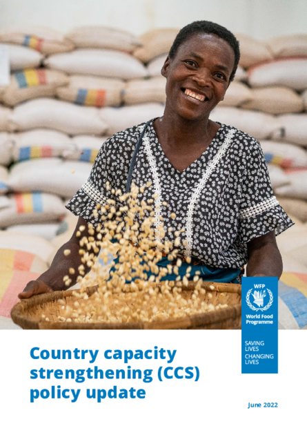 Country Capacity Strengthening Policy Update - 2022 | World Food Programme